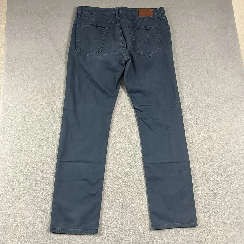 AG Adriano Goldschmied Jeans Mens 36X33 Blue The Graduate Tailored Casual Preppy